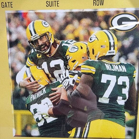 Highland Mint Green Bay Packers Aaron Rogers Franchise Record Framed Ticket NEW - Picture 2 of 5